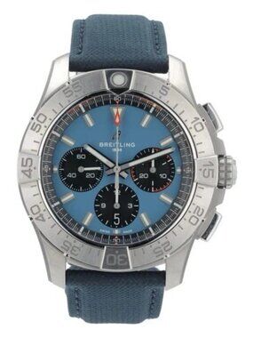 Breitling Avenger Stainless Steel Blue Dial 44mm Automatic Men’s Watch AB0147